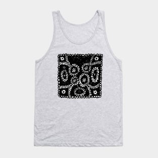 Black Doily Tank Top